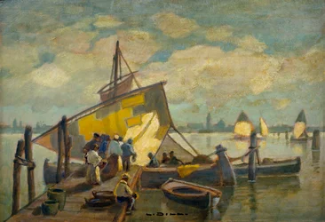 Arrivée du bateau de pêche